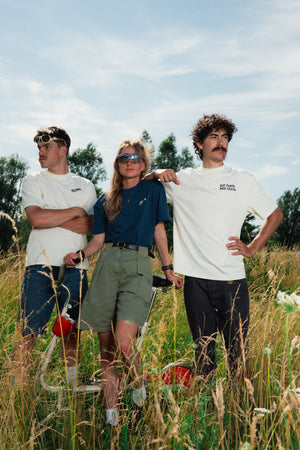 Bonk T-Shirt Eat Pasta Ride Fasta White