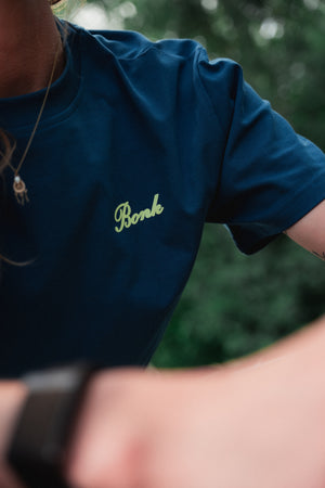 T-shirt Eat Pasta Ride Fasta Blue