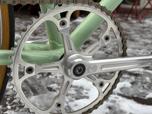 Modern fixie with classic Campagnolo parts