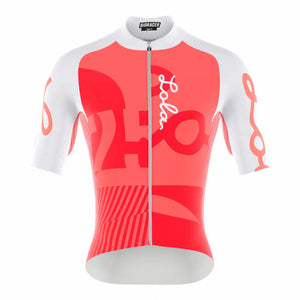 Lola Cycling Shirt - Red Woman
