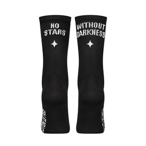 Stars Lightweight Merino Socks | Black