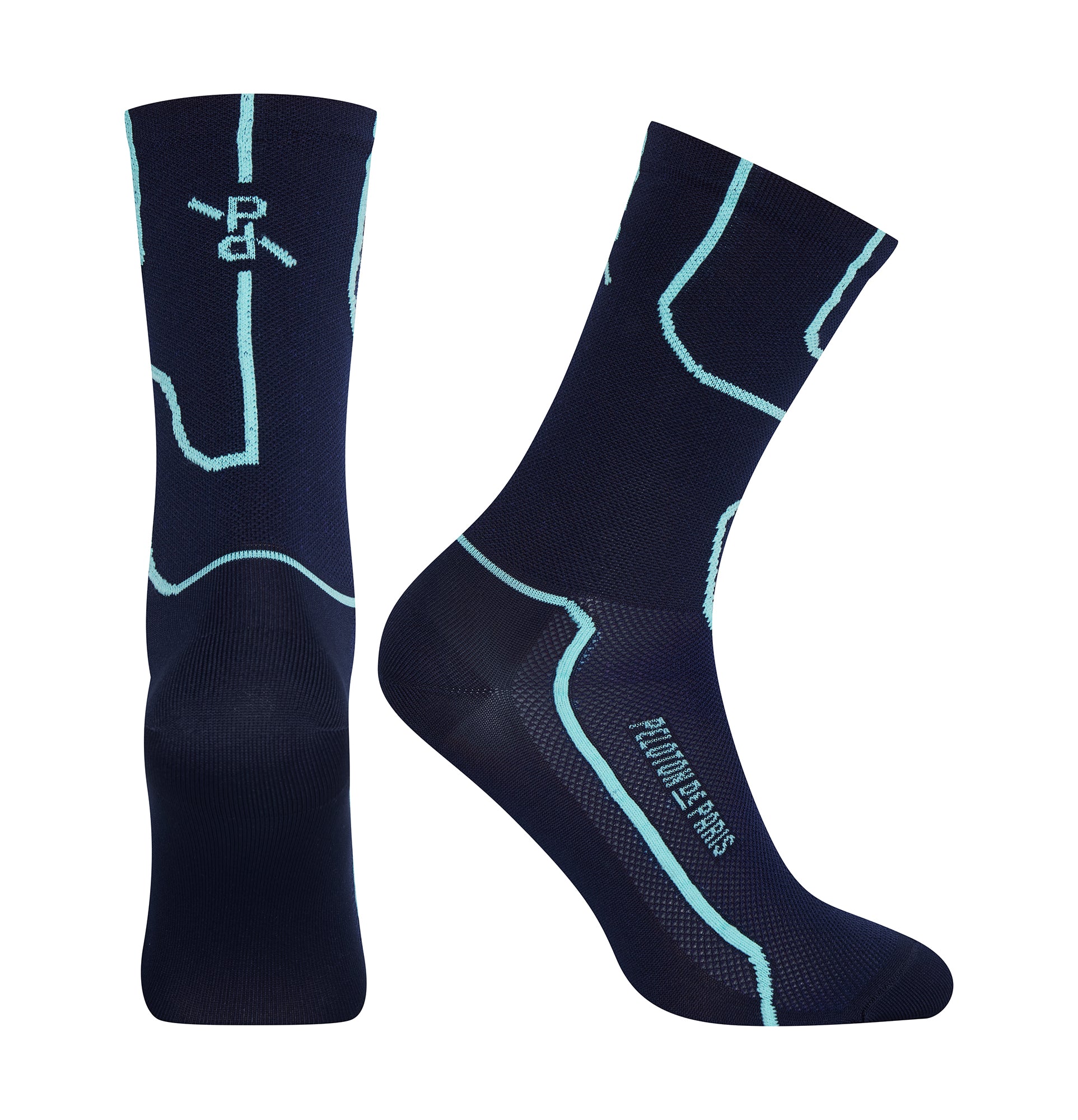 Tron Prolen Cycling Socks | Navy